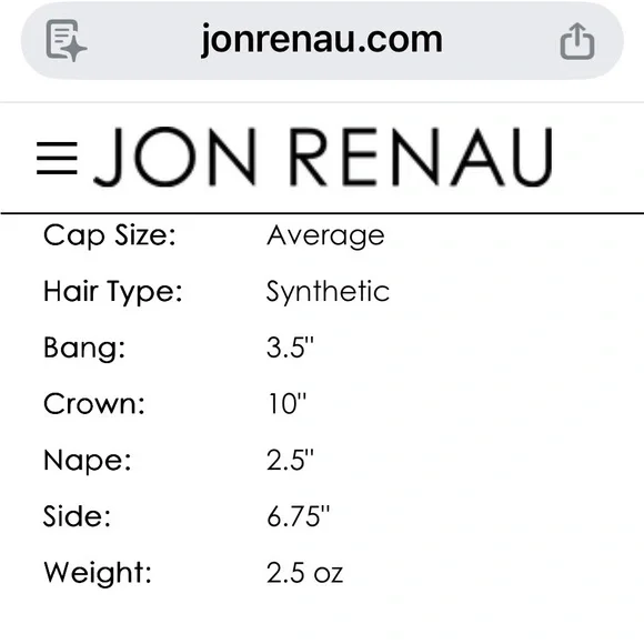 Jon Renau Blair short bob Wig color shaded praline 22FS8. - Picture 10 of 11